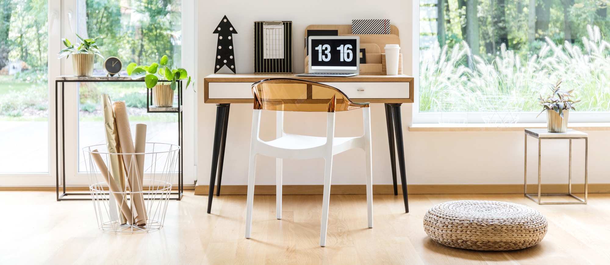 décorer un coin bureau