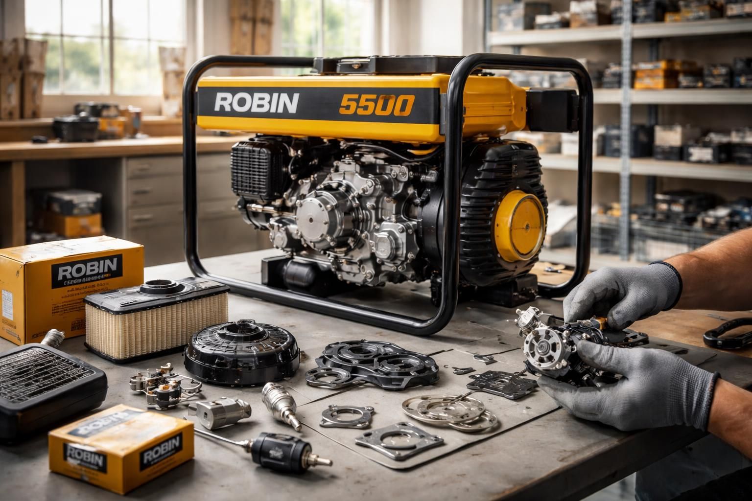 découvrez nos pièces détachées robin pour assurer un entretien durable de votre groupe électrogène. qualité et fiabilité garanties pour prolonger sa performance.