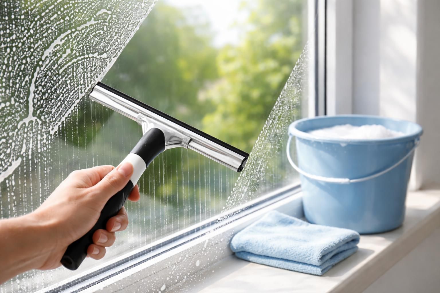 découvrez nos astuces pour utiliser une raclette lave-vitre efficacement, éviter les traces et gagner du temps lors du nettoyage de vos vitres.