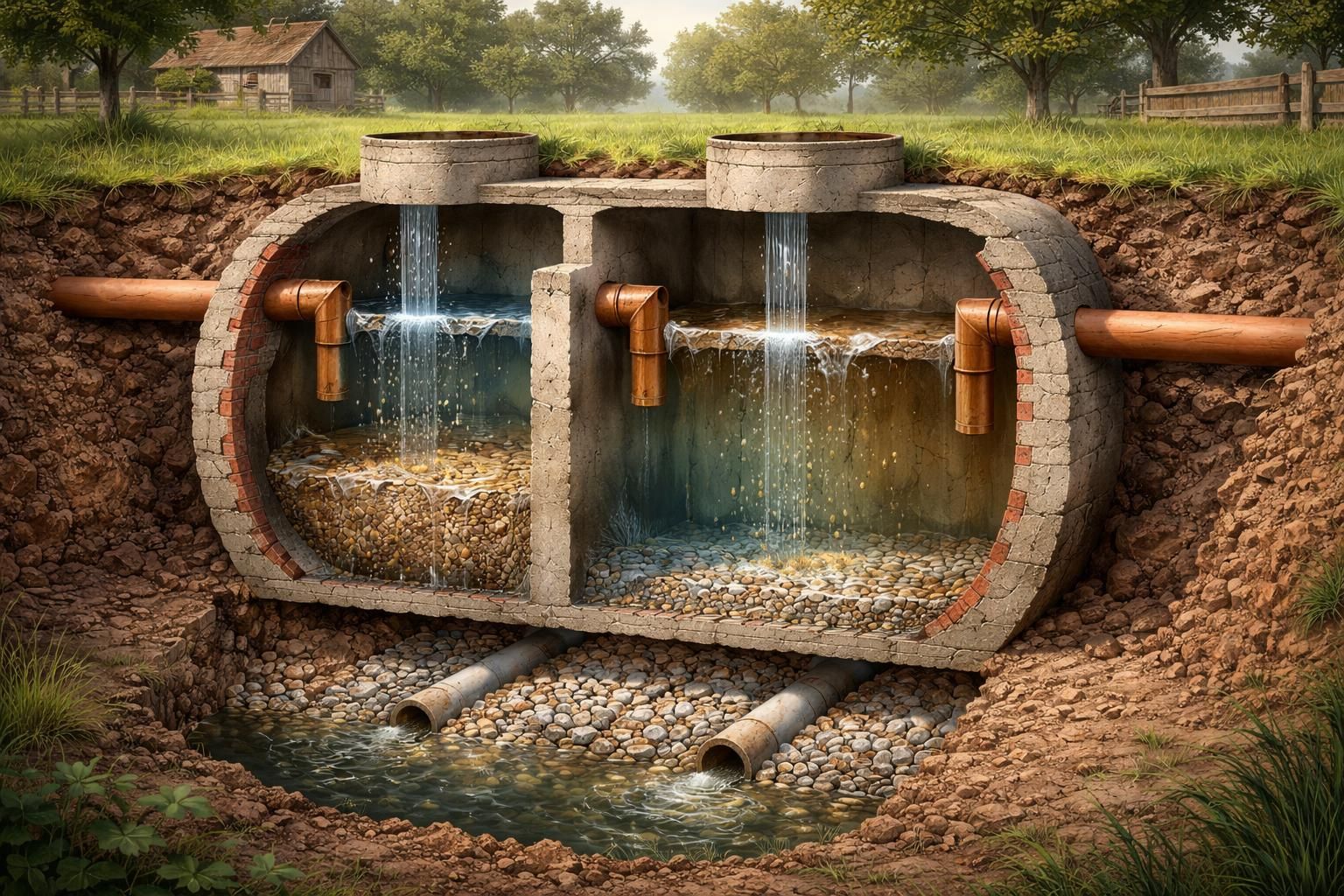 découvrez les secrets du schéma d'une fosse septique de 1960 et explorez des méthodes durables pour un assainissement respectueux de l'environnement.