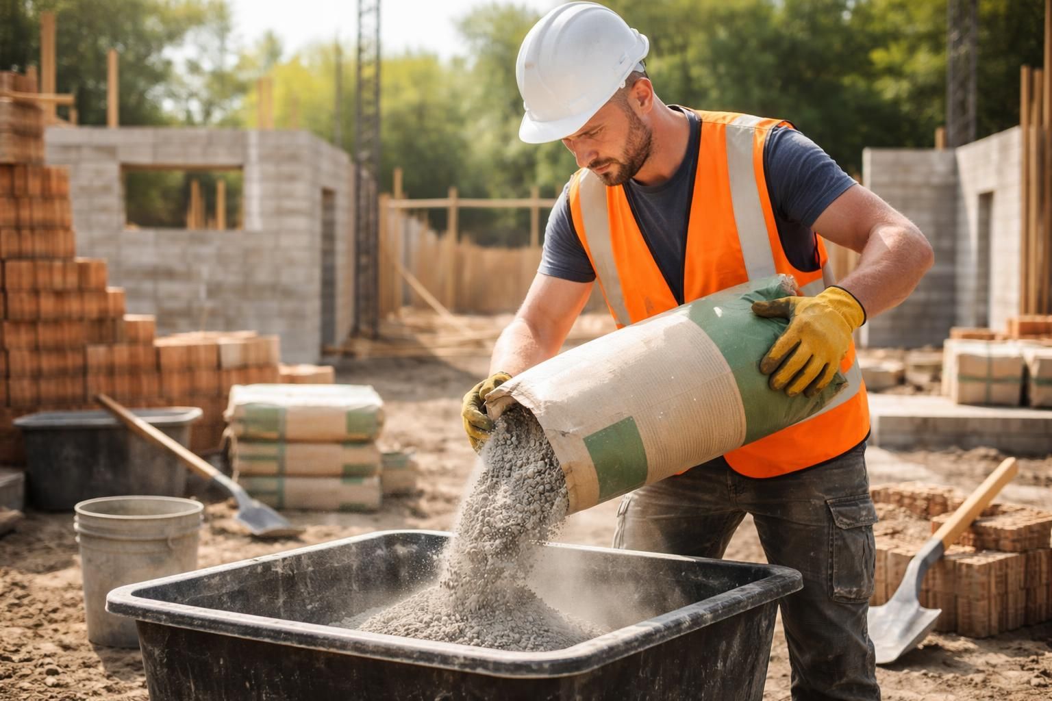 calculez facilement la quantité de sac de béton prêt à l'emploi nécessaire pour votre chantier et optimisez votre budget en évitant le gaspillage.