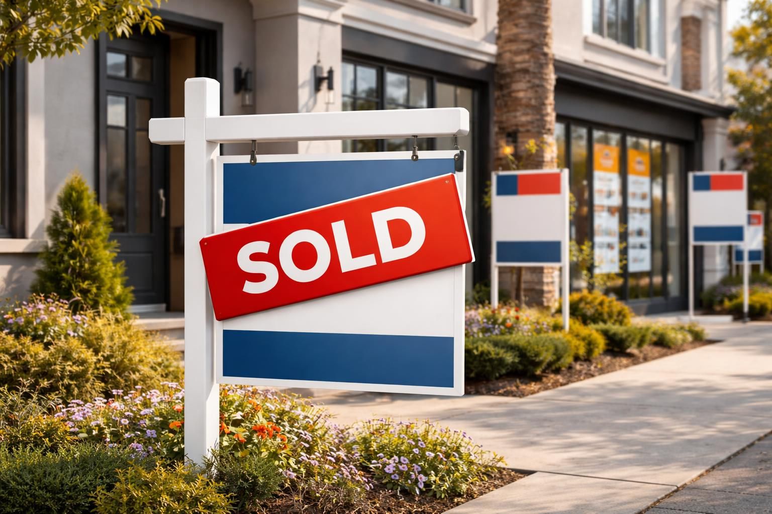 découvrez pourquoi les agences immobilières affichent des panneaux "vendu" et quel impact cela a sur le marché et les acheteurs.