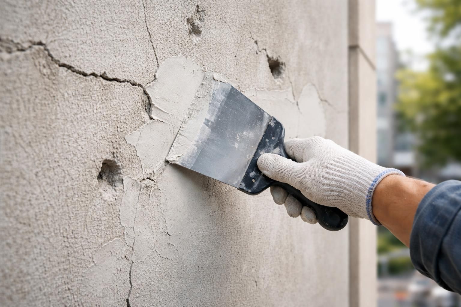 découvrez notre enduit de rebouchage de façade pour combler fissures et trous durablement, protégeant et embellissant vos murs extérieurs avec une finition parfaite.