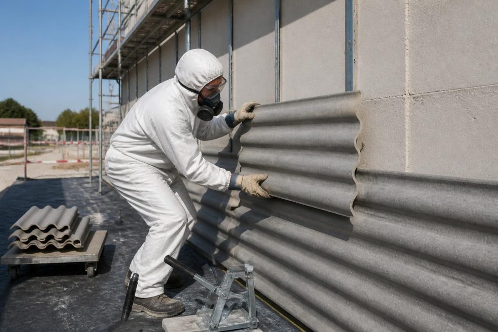 apprenez comment installer une plaque fibrociment contenant de l'amiante sur un mur en respectant les consignes de sécurité essentielles pour protéger votre santé et l'environnement.