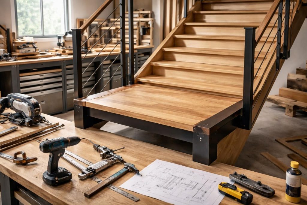 découvrez les étapes essentielles pour concevoir et fabriquer un palier d'escalier à la fois solide et esthétique, alliant sécurité et style pour votre intérieur.